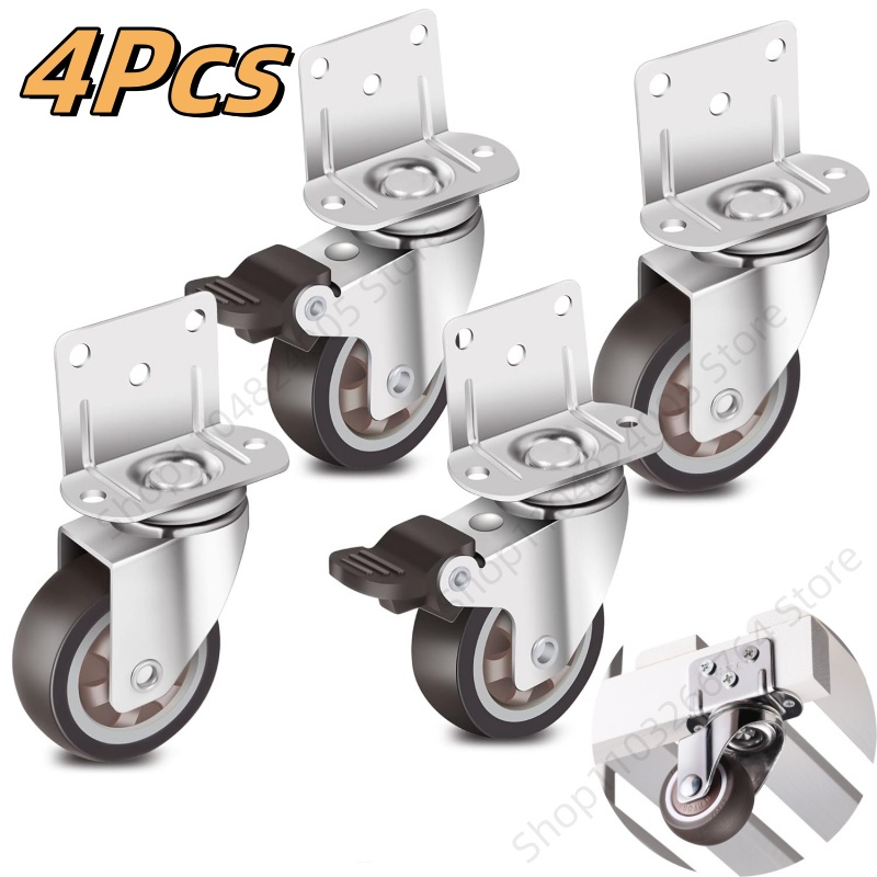 Baby Nursery Trolley - 4 Buah Kastor Furnitur Tugas Berat