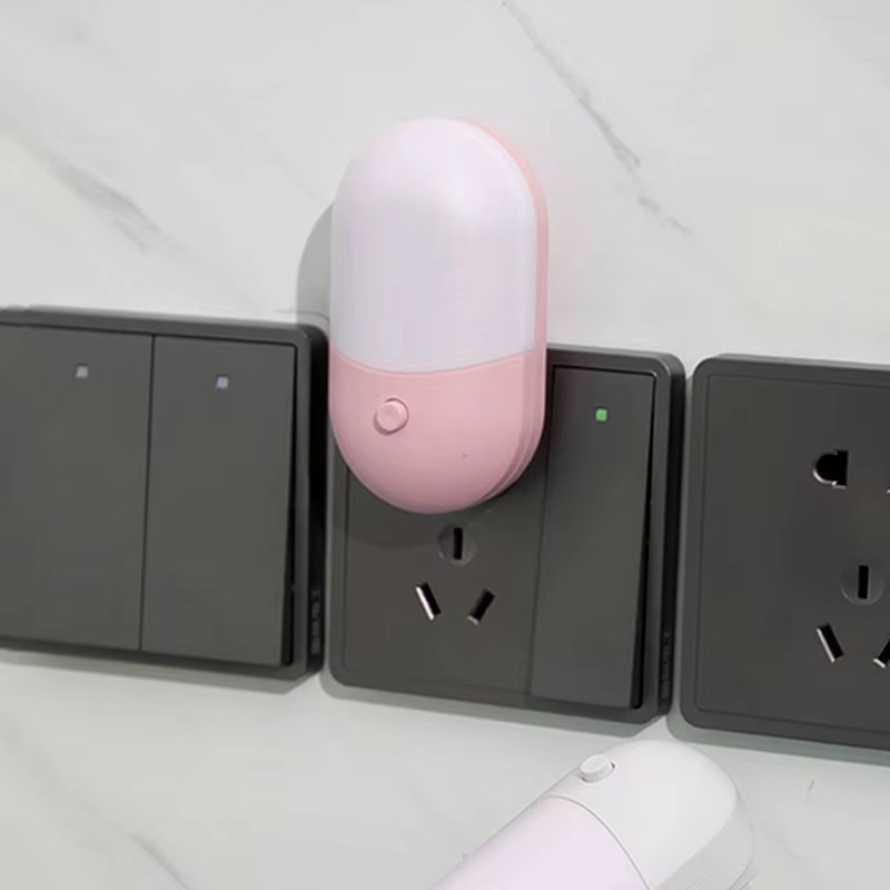 Baby Nursery Wall Lights - Lampu Malam Mini yang Dapat Dicolokkan,