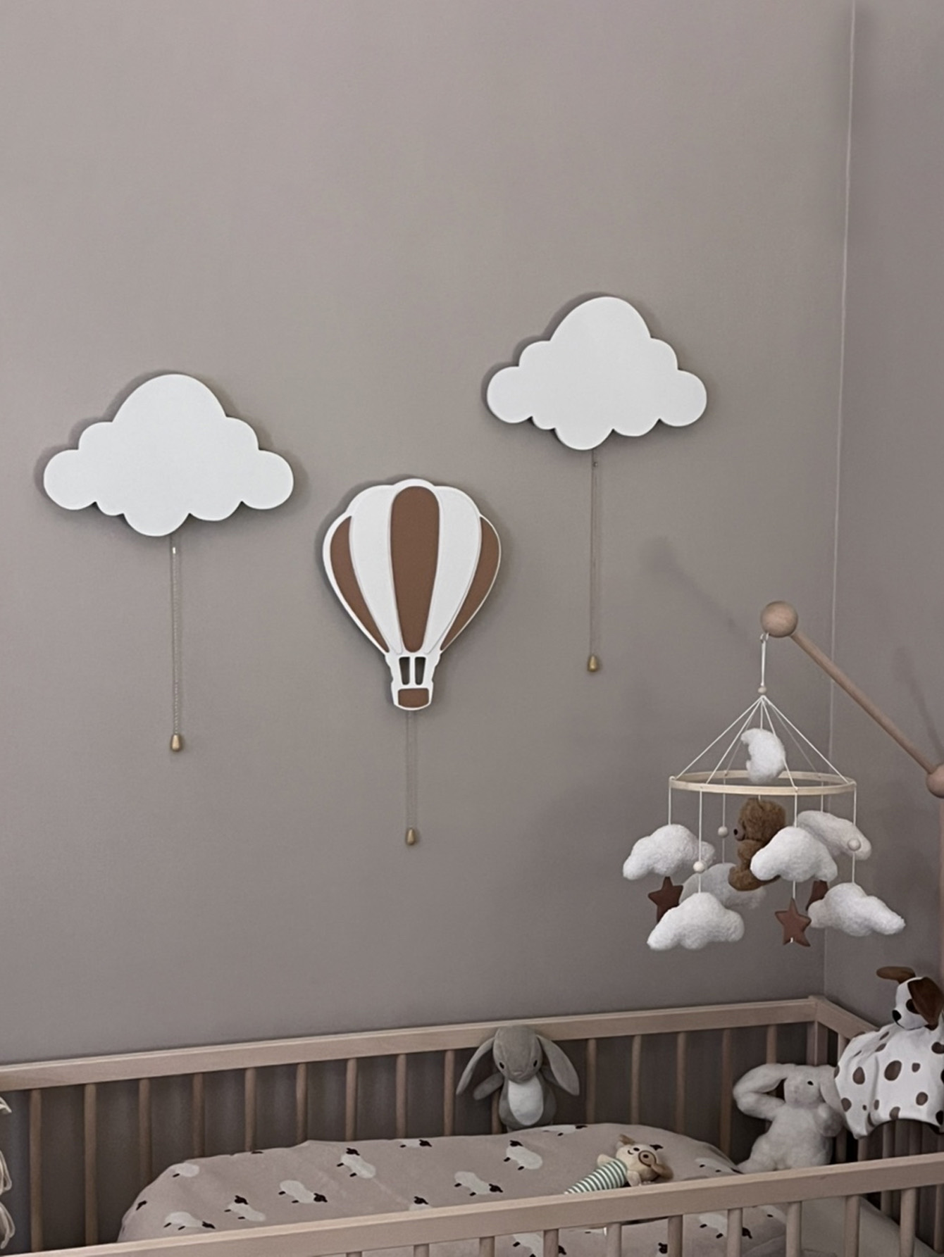 Lampu Dinding Awan Terapung |  - Baby Nursery Wall Lights ulasan dan harga