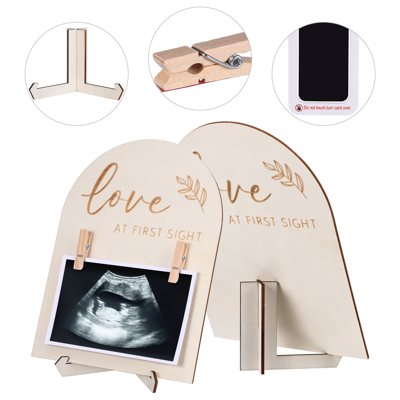 Bingkai Foto Kayu untuk Foto B - Baby Nursery Frames ulasan dan harga