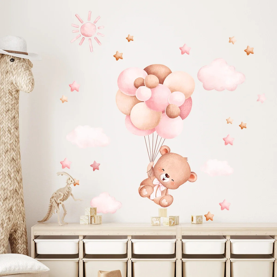 Stiker Dinding Berbentuk Berua - Baby Girl Nursery Quotes ulasan dan harga