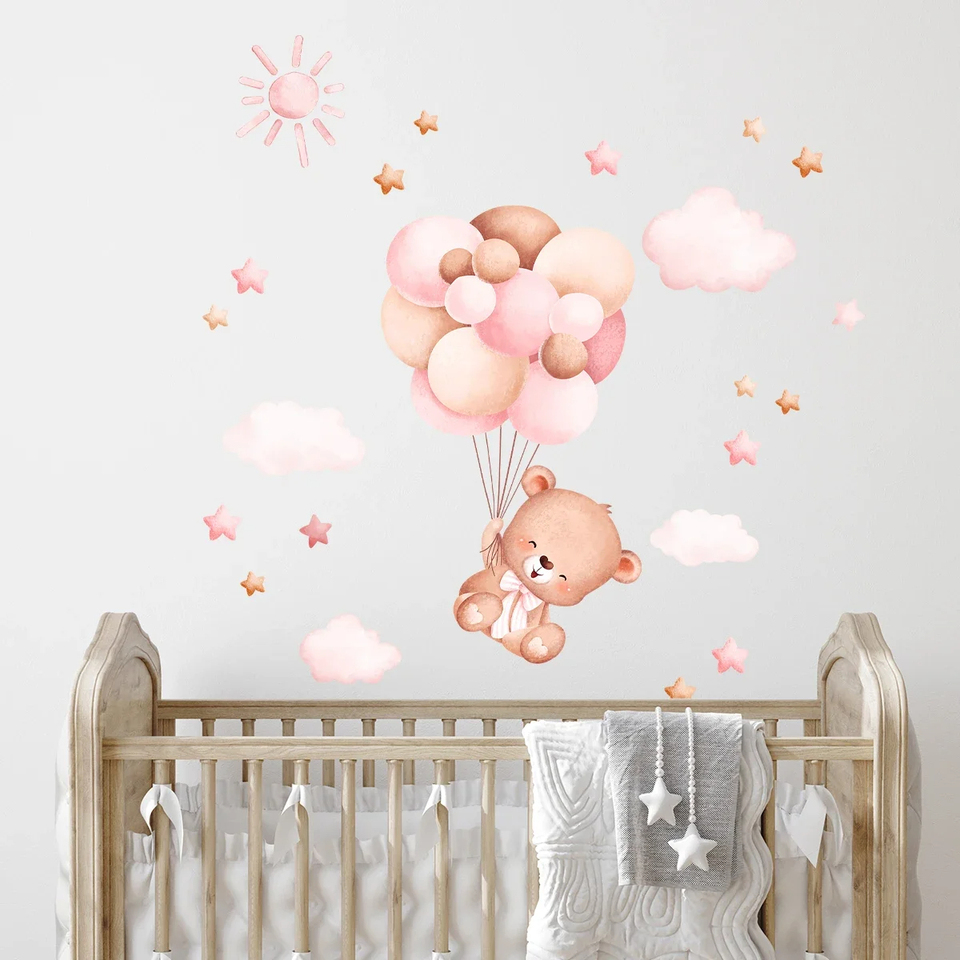 Stiker Dinding Berbentuk Berua - Baby Girl Nursery Quotes ulasan dan harga