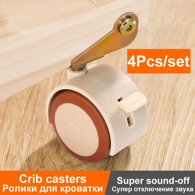 4 Buah Roda Putar Furnitur 2'' - Baby Nursery Trolley ulasan dan harga