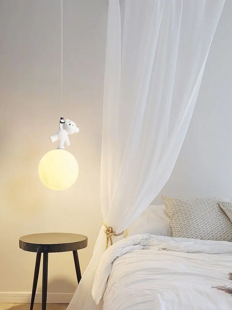 Lampu Beruang Kartun untuk Kam - Baby Nursery Light Fixture ulasan dan harga